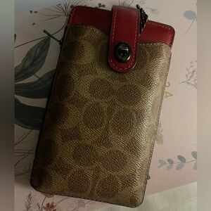 Coach phone crossbody bag